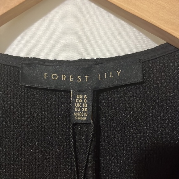 NWT Forest Lilly Black Super Maxi Sleeveless Dress a168 - Picture 3 of 8